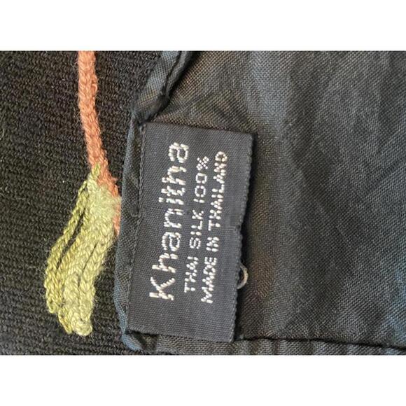 Silk - Made in Thailand Batiked Colorful Women's Scarf - Picture 7 of 8